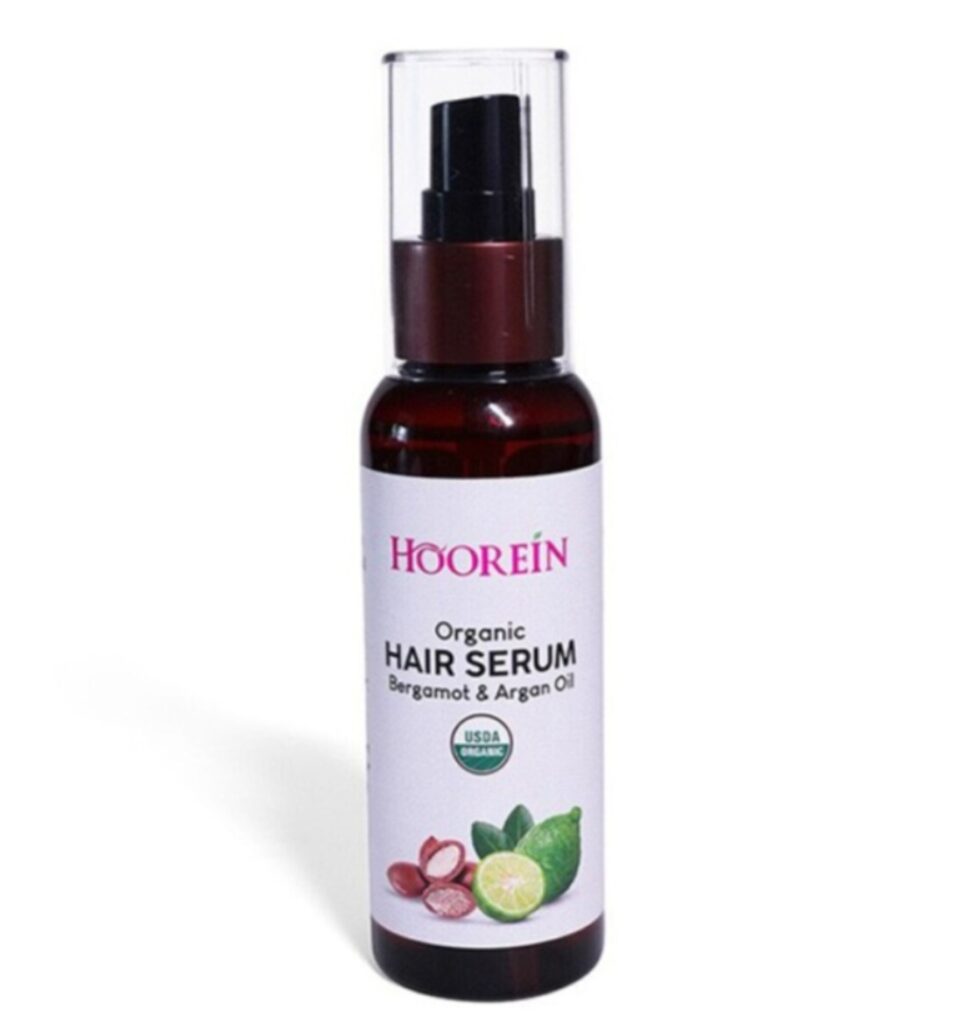 HOOREIN Organic HAIR SERUM (Bergamot & Argan Oil)